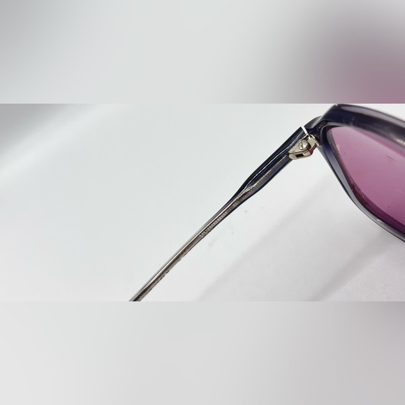 Vintage Surfer Int 1113 Gray Translucent Oval Sunglasses Frames Only - Picture 8 of 8